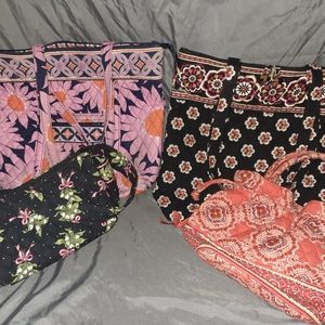 Vera Bradley  bundle of 4 purses/handbags